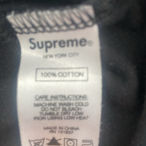 SUPREME Mens Piping Ringer Tee - Picture 8 of 9